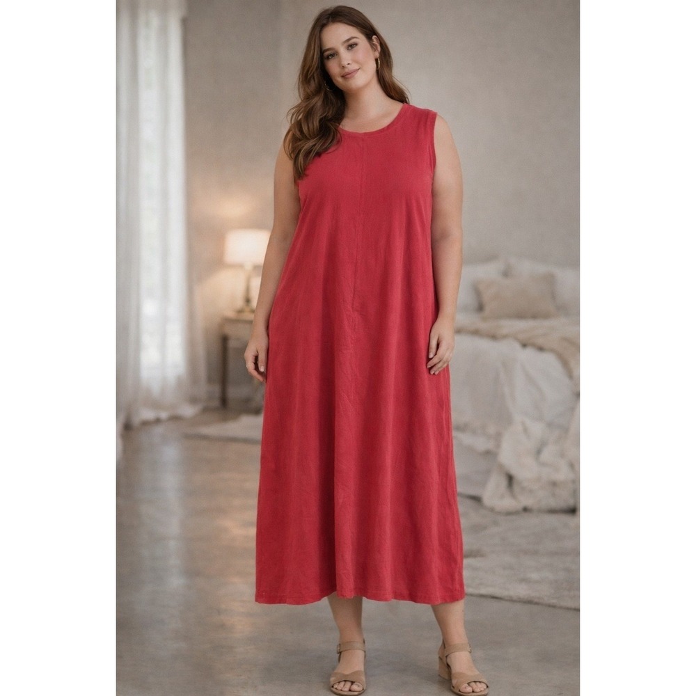 Free people BEACH‎ Brand Pink Sleeveless Maxi Dress Back Cutout Size LG